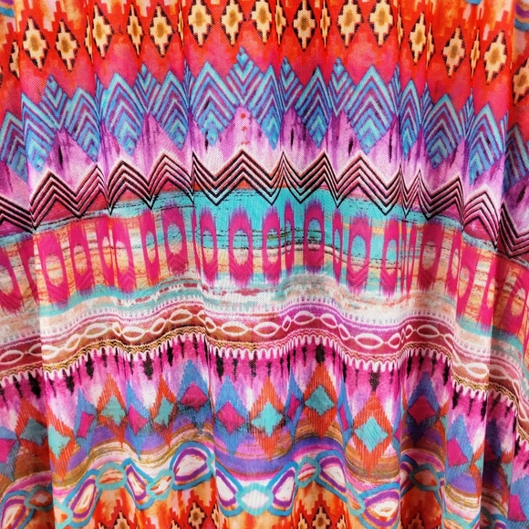 Profile by Gottex Santa Fe Mesh Swim Cover Up Caftan Size S/Petite - Picture 9 of 14